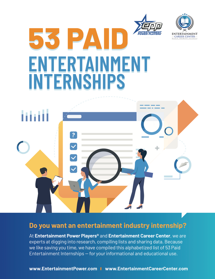 53 Paid Entertainment Internships You Should Know About
