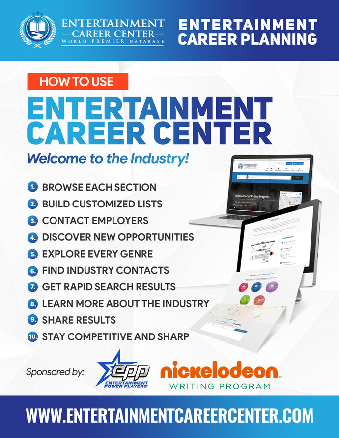 Easy Sign Up: How to Use Entertainment Career Center